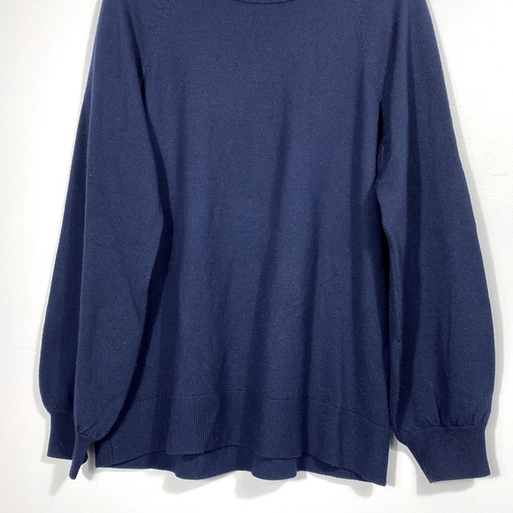 Babaton women’s Navy Sweater 100% merino wool size large - Picture 5 of 11
